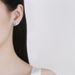 Crystal Sunflower Round Mosonite Earrings Women, Brilliant Korean style Earrings, Fashionable and Personalized_ipsvogv.com