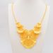 Hollow Gold Plated Luxury Necklace Earring 2-piece Bold Jewelry Set_ipsvogv.com
