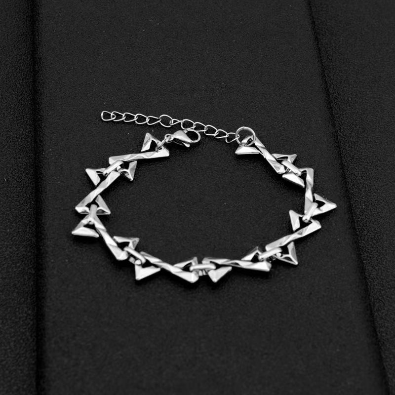 Hip Hop Letter Z Splicing Necklace Punk High Street Men's Versatile Sweater Chain Pendant_ipsvogv.com
