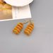 Long hollowed out emi-circular wind chime, niche luxury ilver needle earring, copper plated real gold ear_ipsvogv.com