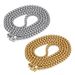 New Style Sweater Chain Titanium Steel Color Retention Vacuum Gold Plated Square Pearl Necklace_ipsvogv.com