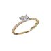 Simple Fashion Simulation Diamond Ring Diamond-embedded Wedding Couple Ring Wedding Ring_ipsvogv.com