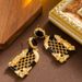 French Light Luxury Exquisite Antique Style Drip Oil Inlaid Arch Birdcage For Women's Fashion Temperament Exaggerated_ipsvogv.com