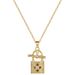 】 Lucky 【 Lock Light Luxury Charm Gorgeous Full Diamond Necklace Female Internet Celebrity Versatile Clavicle Titanium 【 】 【 】 【 】_ipsvogv.com