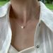 Saina Italian Sparkling Clavicle Chain S Pure Silver Cool Brushed Cat Eye Necklace For Women_ipsvogv.com