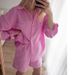 Women's Clothing Versatile Shirt Elastic Waist Shorts Cotton Linen Two Piece Set_ipsvogv.com
