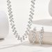 Women’s Jewelry Set Fashion Models Bridal Necklace Earrings Set Full Diamond Fashion Temperament Dress Accessories Jewelry Wholesale_ipsvogv.com