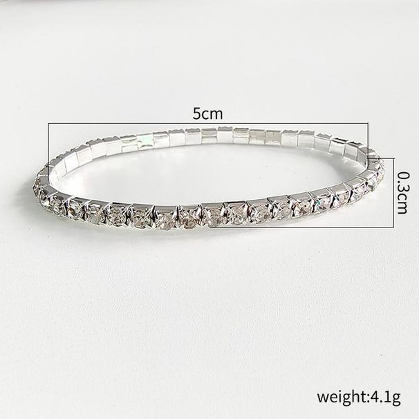 Jewelry Minimalist Instagram Style Girl's Row Women's 8-Row Diamond Shining Combination Bracelet_ipsvogv.com