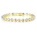 Unisex star shaped full zircon bracelet for women tennis chain crystal bracelet_ipsvogv.com