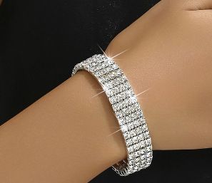 Bridal Wedding Jewelry Necklace Earrings Bracelet Pearl Elegant Set Dress Accessories_ipsvogv.com