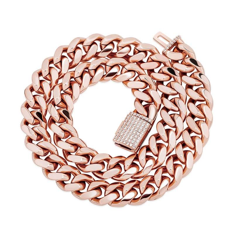 10mm New Men's Cuban Chain Jewelry Buckle Box Buckle Hip Hop Street Personality Necklace_ipsvogv.com