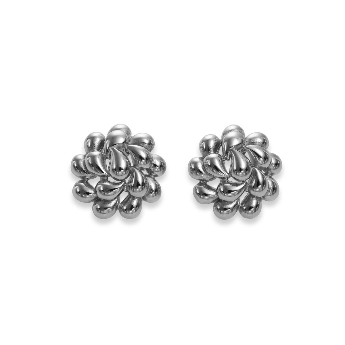 Hot Selling Spot INS Gold Plated Titanium Steel OOTD Water Drop Sun Flower Earrings_ipsvogv.com