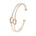 Korean Version Of Popular And Fashionable Women's Double Knot Bracelet Set Accessories_ipsvogv.com