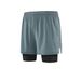 Men's Clothing Two-Piece Sports Shorts Training Pants Fitness Running Marathon Shorts Foot Blue Shorts_ipsvogv.com