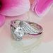 Unisex Jewelry Fashion love ring swing arm design Angel feather wings heart-shaped women's fashion jewelry_ipsvogv.com