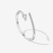 Women's Jewelry S925 Sterling Silver Adjustable Open Ring With Micro-Pave Zirconia - Geometric Irregular Design Stackable Index Finger Ring_ipsvogv.com