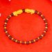 New Red/Yellow Agate Paired With Sand Gold Pixiu Women's Red/White Jade Marrow Bracelet_ipsvogv.com