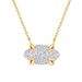 Fashionable Commuting Personality Trend Advanced All Match New Oval Pendant Brass Real Gold Electroplated Necklace For Women_ipsvogv.com