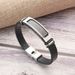 Trendy Silicone Creative Personality Simple DIY Engraving Stainless Steel Men's Bracelet Non-Fading_ipsvogv.com