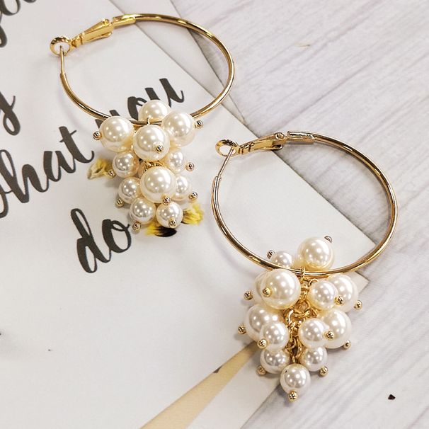 A Must-have Commuting, Fashionable Simple, With The Same Pearl Earrings As Shi Jia. Fairy Temperament, Light Luxury,_ipsvogv.com