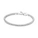 S925 Silver Plated Dense Chain Shiny Heart Shaped Tennis Shiny Red Gem Bracelet_ipsvogv.com