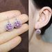 Cao Shi Luxury Round Zircon For Women's Dense Inlaid Earstuds Fashion OL Versatile Earrings_ipsvogv.com