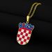 New stainless steel badge pendant necklace for men and women couples geometric titanium steel pendant necklace accessories_ipsvogv.com