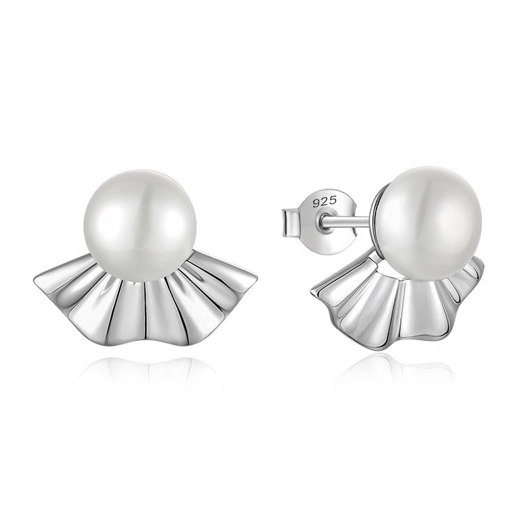 Freshwater pearl earrings ear studs s925 sterling silver earrings light luxury high end accessories for women jewelry_ipsvogv.com