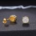 Cao Shiman diamond hip hop men's Earrings micro set zircon Plated Round Earrings_ipsvogv.com