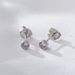 Women's Jewelry S925 Silver Earrings Small Fresh Simple Mini Temperament Single Diamond Earrings_ipsvogv.com