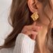 Pleated For Women New Style Personality Earrings Fashionable Trendy Irregular Temperament Jewelry Ear Studs_ipsvogv.com