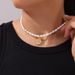 French Minimalist And Elegant Temperament, Gentle Freshwater Pearl Jewelry Inlaid With White Shells, Design Sense_ipsvogv.com