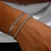 Stainless Steel Twist Chain Two-Piece Set Bracelet Hip-Hop Trendy Men's Accessories_ipsvogv.com
