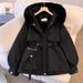 Women's Clothing winter new Korean style fashion Warm jacket cotton jacket thickened plus velvet large size warm coat_ipsvogv.com