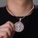 Hip Hop Dollar Symbol Personality Pendant Real Gold Electroplated Full Zircon Hip Hop Trendy Necklace Accessories_ipsvogv.com