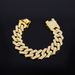 Unisex 20mm Diamond Shaped Alloy Necklace For Men High End Cool Hip Hop Cuban Chain_ipsvogv.com