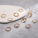 Hot Selling Wind Butterfly Pearl Inlaid Diamond Snake Chain Fried Dough Twists 10 Piece Set Index Finger Tail Ring_ipsvogv.com