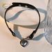 Sweet, Cool, Spicy Girl Style Black Love Leather Collar Female Choker Ring Necklace Neck Accessories High End Jewelry_ipsvogv.com
