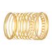Stacked Bohemian Alloy Bracelet Set Women's Retro Simple Mix And Match Hollow Jewelry_ipsvogv.com