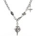 Titanium Steel Black Gemstone Star Hip Hop Street Necklace For Boys Design High End Male And Female Clavicle Chain_ipsvogv.com