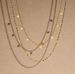 2023 Summer Titanium Steel Network Red New Fashion Diamond Double Layer Necklace Women's Folding Wearing Style Small_ipsvogv.com