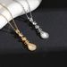 Small ad high-ed cat's eye stoe pipa titaium steel ecklace for wome, simple ad versatile mesh red collarboe_ipsvogv.com