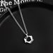 Simple style pendant men's niche hip hop titanium steel hexagonal matrix necklace versatile fashion jewelry women_ipsvogv.com