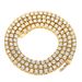 Cross Necklace Full Single Row Diamond Tennis Chain Pendant Electroplated Alloy Hip Hop Trend_ipsvogv.com