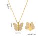 Türkiye Style Creativity Open Butterfly Pendant Item Trend Chain Heart Wings Can Be Engraved_ipsvogv.com