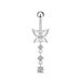 Women's Jewelry Belly Button Ring Creative Butterfly Zircon Belly Button Belly Button Ring Piercing Jewelry_ipsvogv.com