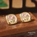 New Chinese Monet Garden Original Baroque Pearl Earrings Dreamy Flower Temperament New Fashion Women's Earrings_ipsvogv.com
