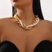 N11771 Metal Style Pearl Layered Neckchain for Women's Light Luxury and High Grade Vintage Middle Ages Necklace_ipsvogv.com