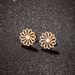 New Fashion Sweet Earrings Stainless Steel Cute Hollow Forest Daisy Flower Earrings Spot_ipsvogv.com