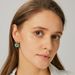 Drop Earrings Retro Popular Synthetic Turquoise Earrings For Women Multi Color Stone Temperament Hong Kong Style Hoop Earrings_ipsvogv.com